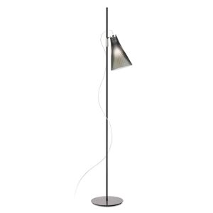 Kartell K-Lux stojacia lampa, 1-pl., čierna/sivá