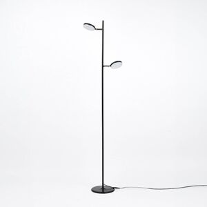 Aluminor Declic stojacia LED lampa, 2-pl., čierna