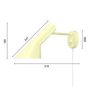 Louis Poulsen AJ - nástenná lampa