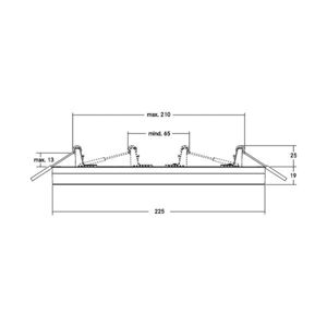 BRUMBERG Moon Midi LED panel RC CCT Ø 22,5 cm