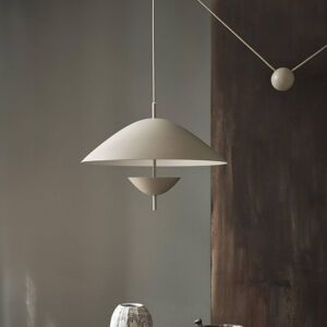 závesná lampa fermLIVING Lod, béžová, železo, Ø 50 cm