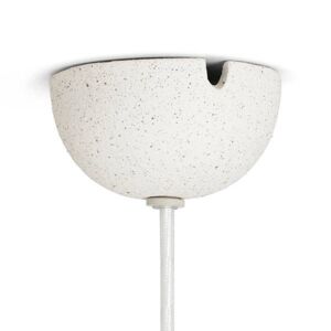 závesné svietidlo fermLIVING Speckle, Ø 11,6 cm, keramika, biela