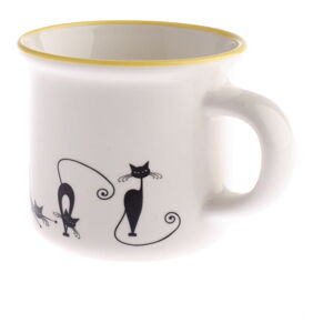 Porcelánový hrnček Dakls Cats Tonny, 75 ml