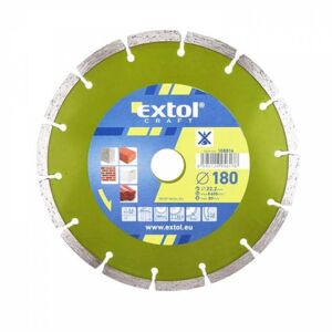 EXTOL CRAFT Kotúč rezný diamant 180mm segment EXTOL