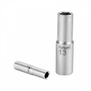 FORTUM Hlavica nástrčná, 1/4", 11mm, predĺžená