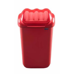 Kinekus Kôš na odpad plastový, 15 l, FALA, červený