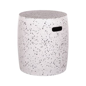 Terrazzo okrúhly záhradný odkladací stolík ø 40 cm Terrazzo – LDK Garden