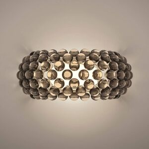 Foscarini Caboche Plus media R7s nástenné sivá