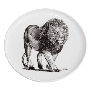 Biely porcelánový tanier Maxwell & Williams Marini Ferlazzo Lion, ø 20 cm