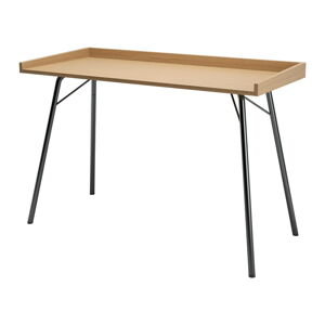 Pracovný stôl s doskou v dubovom dekore 52x115 cm Rayburn – Woodman