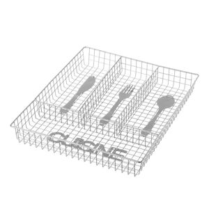 Kovový príborník do zásuvky v striebornej farbe 26.5 x 32.5 cm - Casa Selección