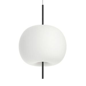 Kundalini Kushi závesná lampa Ø 43 cm čierna/biela