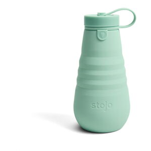 Zelená skladacia fľaša Stojo Bottle Seafoam, 590 ml