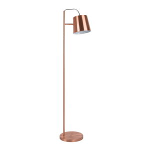 Stojacia lampa v medenej farbe Zuiver Buckle Head