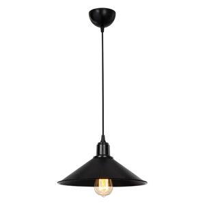 Čierne kovové stropné svietidlo ø 30 cm – Squid Lighting