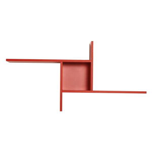 Červená poschodová polica 100 cm Cross – Kalune Design
