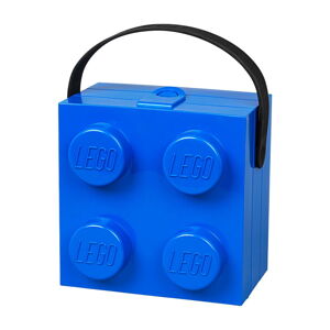 Modrý úložný box s rukoväťou LEGO®