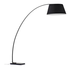 Čierna stojacia lampa Kave Home Chop