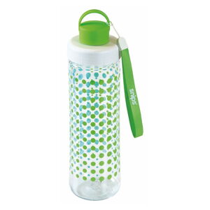 Zelená fľaša na vodu Snips Decorated, 750 ml