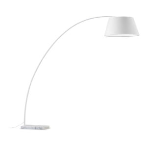 Biela stojacia lampa Kave Home Chop