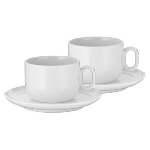 Biele porcelánové šálky v súprave 2 ks na cappuccino 160 ml Barista – WMF