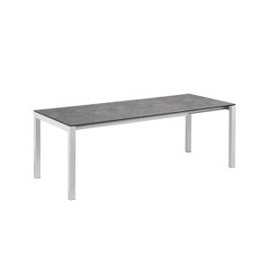 Cubic HPL rozťahovací stôl strieborný/antracit 160-220-280 cm