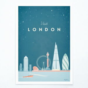 Plagát Travelposter London, 30 x 40 cm