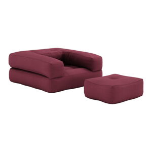 Variabilné kreslo Karup Design Cube Bordeaux