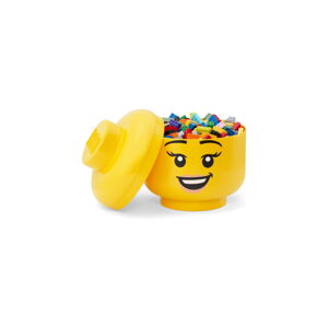 Plastový detský úložný box Head - LEGO®